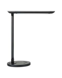 Realspace LED Desk Lamp With USB Port, Adjustable, 15-13/16inH, Black