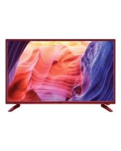 GPX TDE3274 32in LED HDTV With DVD Player, Red
