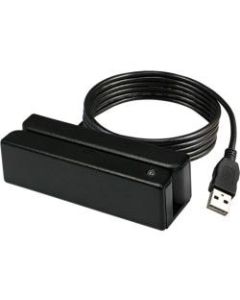 Uniform Industrial USB Magnetic Stripe Card Reader - Triple Track - 55 in/s - USB - Black