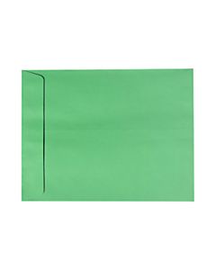 LUX Open-End 9in x 12in Envelopes, Peel & Press Closure, Holiday Green, Pack Of 500