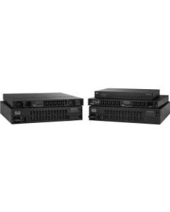 Cisco 4321 Router - 2 Ports - 2 RJ-45 Port(s) - Management Port - 4 - 4 GB - Gigabit Ethernet - 1U - Rack-mountable, Wall Mountable - 90 Day