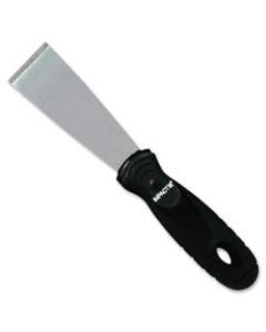 Impact Products Stiff Putty Knife - 1.50in Stainless Steel Blade - Polypropylene Handle - Rust Resistant, Heavy Duty, Ergonomic Handle, Solvent Proof, Chemical Resistant, Hanging Hole, Durable - Black, Silver
