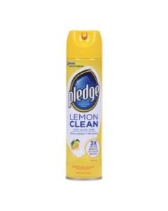 Pledge Lemon Clean Furniture Polish - 9.7 fl oz (0.3 quart) - Lemon Clean Scent - 12 / Carton - White