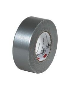 3M 3900 Duct Tape, 2in x 60 Yd., Silver, Case Of 3
