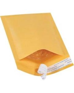 Office Depot Brand Kraft Self-Seal Bubble Mailers, #000, 4in x 8in, Pack Of 250