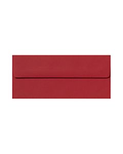 LUX #10 Envelopes, Peel & Press Closure, Ruby Red, Pack Of 250