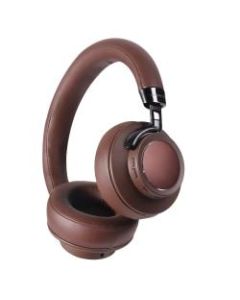 Volkano Asista H01 Bluetooth Wireless Headphones With Voice Assist, Brown, VK-1009-H01-BR