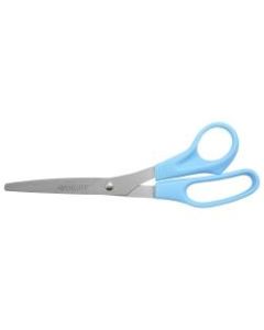 Westcott All-Purpose Value Stainless Steel Scissors, 8in, Pointed, Blue