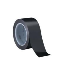 3M 471 Solid Vinyl Tape, 2in x 36 Yd., Black, Case Of 3