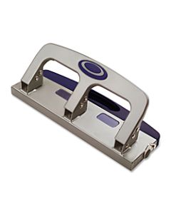 OIC Deluxe Standard 3-Hole Punch With Drawer, Silver
