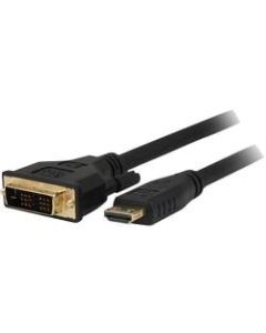 Comprehensive Pro AV/IT Series HDMI to DVI 26 AWG Cable 6ft - 6 ft DVI/HDMI Video Cable for Projector, Video Device - First End: 1 x HDMI Male Digital Audio/Video - Second End: 1 x DVI-D (Dual-Link) Male Video - Supports up to 2048 x 1536 - Shielding