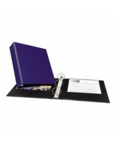 Avery Economy 3-Ring Binder, 2in Round Rings, 50% Recycled, Blue