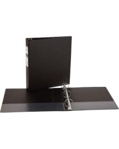 Avery Economy 3-Ring Binder, 2in Round Rings, 50% Recycled, Black