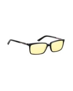 Gunnar Optiks Haus Full Rim Advanced Computer Glasses, Onyx Frame, Amber Lens, HAU-00101