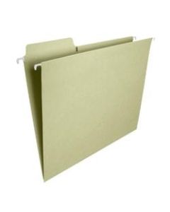Smead FasTab Hanging File Folders, Letter Size, Moss, Pack Of 20