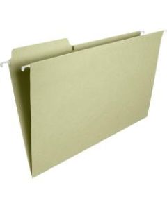 Smead FasTab Hanging Folders, 1/3 Cut, Legal Size, Moss, Pack Of 20