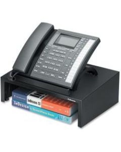 Fellowes Designer Suites Phone Stand - 4.4in Height x 13in Width x 9.1in Depth - Pearl, Black