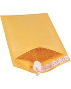 Office Depot Brand Kraft Self-Seal Bubble Mailers, #1, 7 1/4in x 12in, Pack Of 25