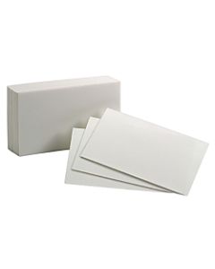 Oxford Index Cards, Blank, 3in x 5in, White, Pack Of 100