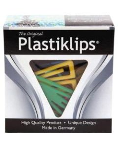 Baumgartens Plastic Clips, Extra Large, Assorted Colors, Box Of 50