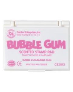 Center Enterprise Scented Stamp Pads, Bubble Gum Scent, 2 1/4in x 3 3/4in, Pink, Pack Of 6