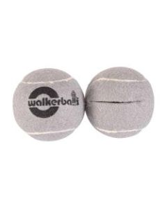 Walkerballs Walker Tennis Ball Glides, Gray, Pack Of 2