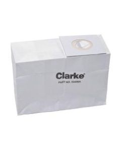 Paper Filter Bags For Clarke CarpetMaster 30in Wide-Area Upright Vacuum Cleaner, Pack Of 10