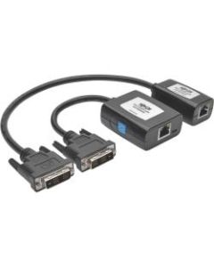 Tripp Lite DVI Over Cat5/6 Active Video Extender Kit Video Transmitter Receiver - 1 Input Device - 1 Output Device - 125 ft Range - 2 x Network (RJ-45) - 2 x USB - 1 x DVI In - 1 x DVI Out - WUXGA - 1920 x 1200 - Twisted Pair - Category 6 - TAA Compliant