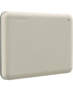 Toshiba Canvio Advance Portable External Hard Drive, 1TB, White