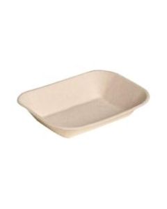 Chinet Molded Fiber Food Trays, 9in x 7in, Beige, 250 Trays Per Bag, Pack Of 2 Bags