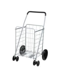 Honey-Can-Do High-Performance Steel Folding Utility Cart, 39inH x 21 5/8inW x 24inD, Gray, Standard Delivery