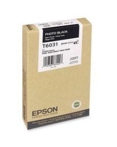 Epson T6031 - 220 ml - photo black - original - ink cartridge - for Stylus Pro 7880, Pro 9800