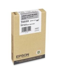 Epson T6039 - 220 ml - light light black - original - ink cartridge - for Stylus Pro 7880, Pro 9800
