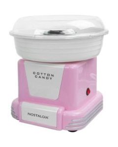 Nostalgia Electrics Retro Hard & Sugar-Free Candy Cotton Candy Maker, Pink