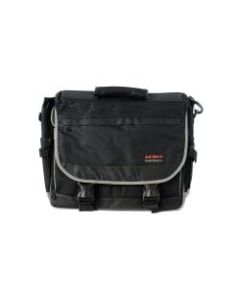 Martin F. Weber Just Stow-It Ultimate Artist Messenger Bag With 17in Laptop Pocket, Black