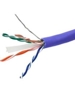Monoprice Cat.6a FTP Network Cable - 1000 ft Category 6a Network Cable for Network Device - Bare Wire - Bare Wire - Shielding - 23 AWG - Blue