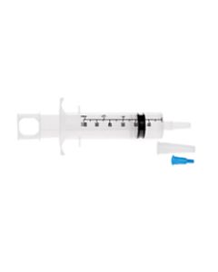 Medline Enteral Feeding And Irrigation Syringes, 60 CC, Blue/Clear, Case Of 30