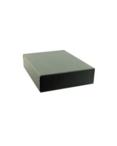 Lineco Drop-Front Storage Box, 11in x 14in x 3in, Black
