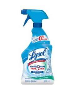 Lysol Power & Free Bathroom Cleaner With Hydrogen Peroxide, Cool Spring Breeze Scent, 22 Oz Bottle