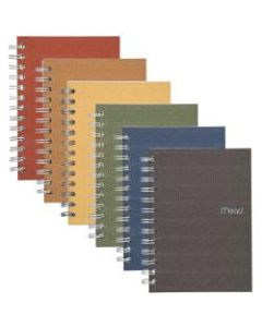 Mead 100% Recycled Notebook, 5in x 7in, 1 Subject, College Ruled, 80 Sheets, Assorted Color (No Color Choice)