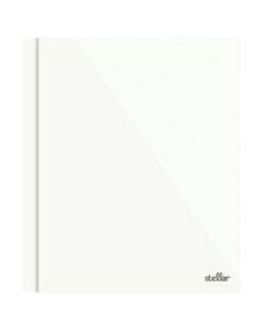 Office Depot Brand Stellar Laminated 3-Prong Paper Folder, Letter Size, White