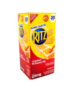 Ritz Crackers N Cheesy Dips, 0.95 Oz Packs, Box Of 30