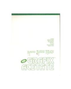 Grafix Matte Acetate Film Pad, 19in x 24in, 0.003in Thick, 25 Sheets