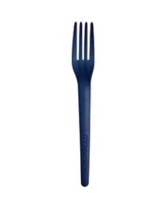 Eco-Products Plantware Dinner Forks, 7in, Blue, Pack Of 1,000 Forks