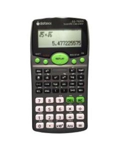 Datexx DS-782ES 2-Line Scientific Calculator with Natural Textbook Display