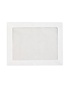 LUX #93 Full-Face Window Envelopes, Middle Window, Self-Adhesive, Bright White, Pack Of 50