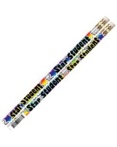Musgrave Pencil Co. Motivational Pencils, 2.11 mm, #2 Lead, Star Student, Multicolor, Pack Of 144