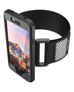 i-Blason Sport Carrying Case (Armband) Apple iPhone 8 Smartphone - Black - Sweat Resistant - Polycarbonate, Silicone - Armband