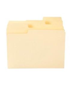Smead SuperTab File Folders, Letter Size, 1/3 Cut, Manila, Box Of 100