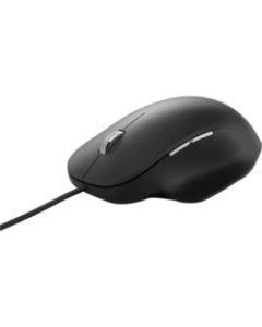 Microsoft Ergonomic Mouse - BlueTrack - Cable - Black - USB 2.0 Type A - 1000 dpi - Scroll Wheel - 5 Button(s)